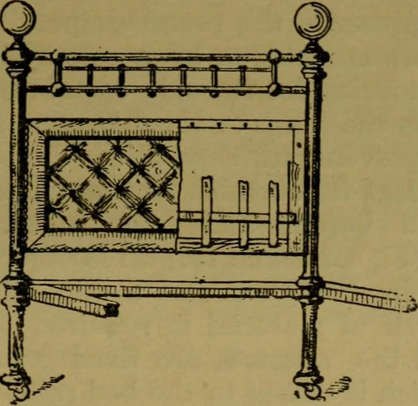 An illustration from Upholstery, with numerous engravings and diagrams;, 1904, leaf 154