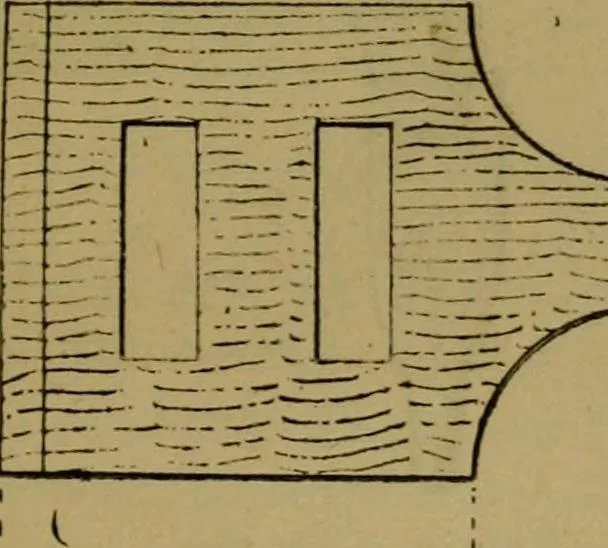 An illustration from Upholstery, with numerous engravings and diagrams;, 1904, leaf 26