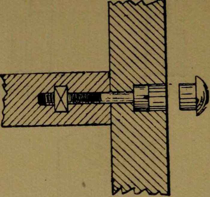 An illustration from Upholstery, with numerous engravings and diagrams;, 1904, leaf 37
