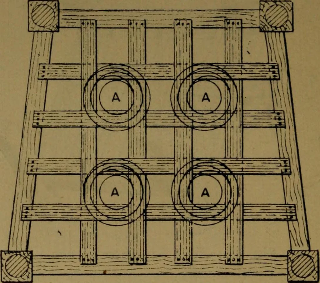 An illustration from Upholstery, with numerous engravings and diagrams;, 1904, leaf 39