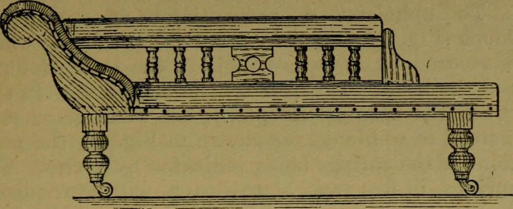 An illustration from Upholstery, with numerous engravings and diagrams;, 1904, leaf 64