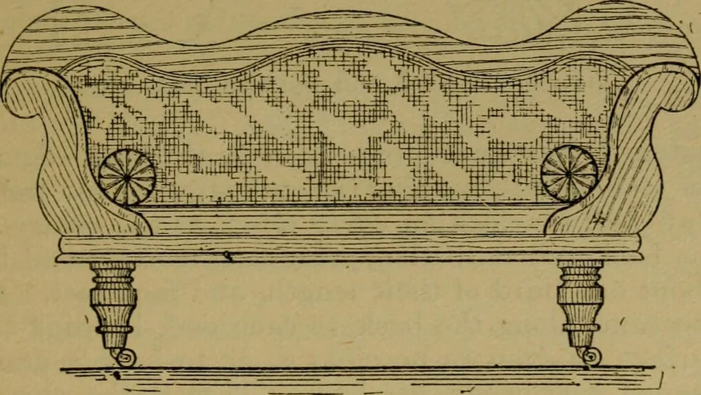 An illustration from Upholstery, with numerous engravings and diagrams;, 1904, leaf 64