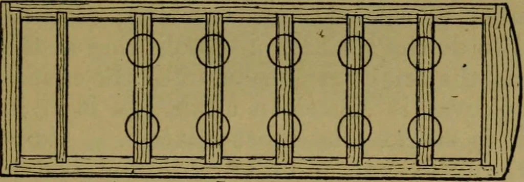 An illustration from Upholstery, with numerous engravings and diagrams;, 1904, leaf 66