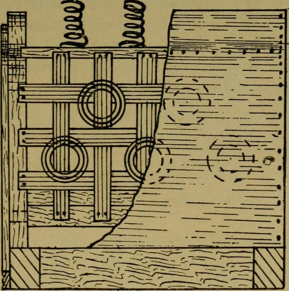 An illustration from Upholstery, with numerous engravings and diagrams;, 1904, leaf 76