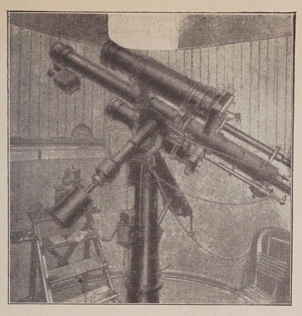 An illustration from Urania, vier astronomische Vorlesungen, 1921, leaf 95
