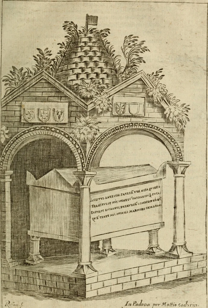 An illustration from Urbis patavinae inscriptiones sacrae, et prophanae ..., 1701, leaf 334