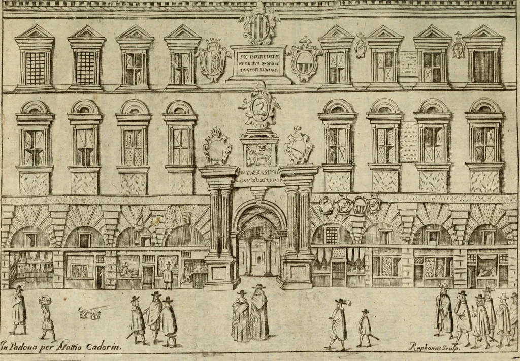 An illustration from Urbis patavinae inscriptiones sacrae, et prophanae ..., 1701, leaf 554