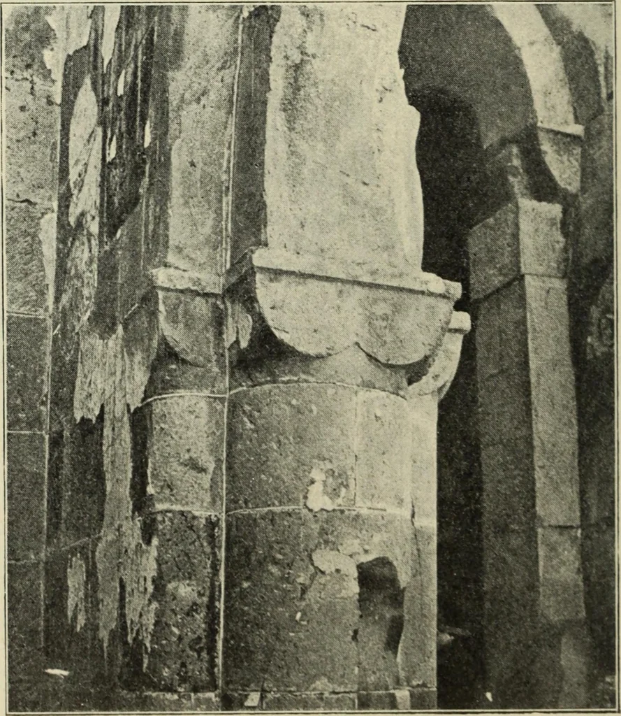 An illustration from Ursprung der christlichen Kirchenkunst, neue Tatsachen und Grundsätze der Kunstforschung, erörtert von Josef Strzygowski. Deutsche, vermehrte Originalausgabe, 1920, leaf 233