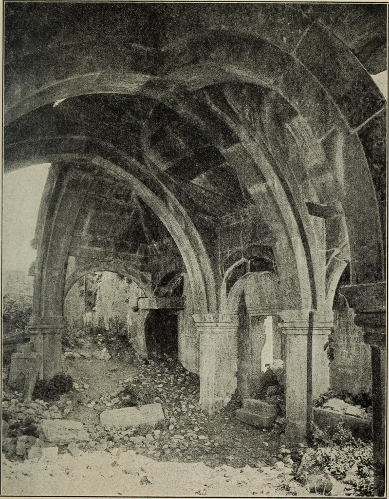 An illustration from Ursprung der christlichen Kirchenkunst, neue Tatsachen und Grundsätze der Kunstforschung, erörtert von Josef Strzygowski. Deutsche, vermehrte Originalausgabe, 1920, leaf 234