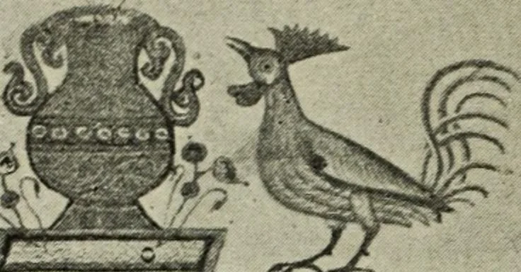 An illustration from Ursprung der christlichen Kirchenkunst, neue Tatsachen und Grundsätze der Kunstforschung, erörtert von Josef Strzygowski. Deutsche, vermehrte Originalausgabe, 1920, leaf 243