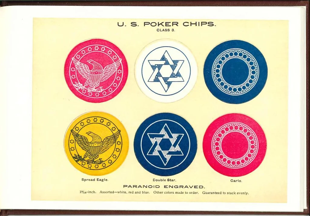 An illustration from U.S. Poker Chips 1898, 1898, leaf 12