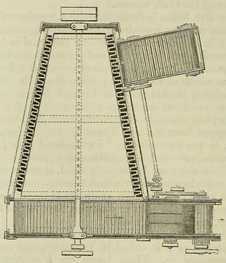 An illustration from The useful arts and manufactures of Great Britain, 1861, leaf 186