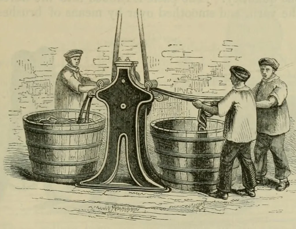 An illustration from The useful arts and manufactures of Great Britain, 1861, leaf 229