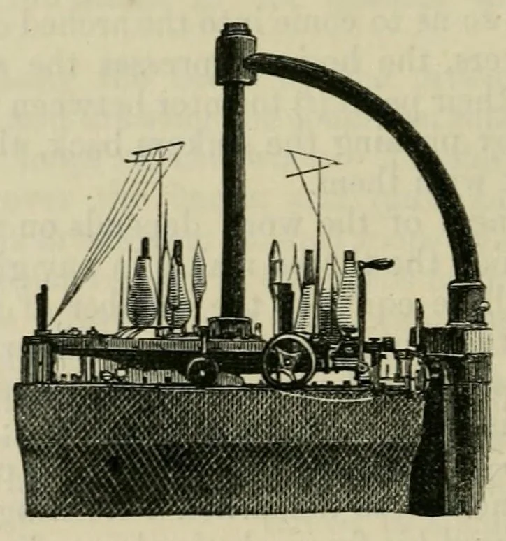An illustration from The useful arts and manufactures of Great Britain, 1861, leaf 496