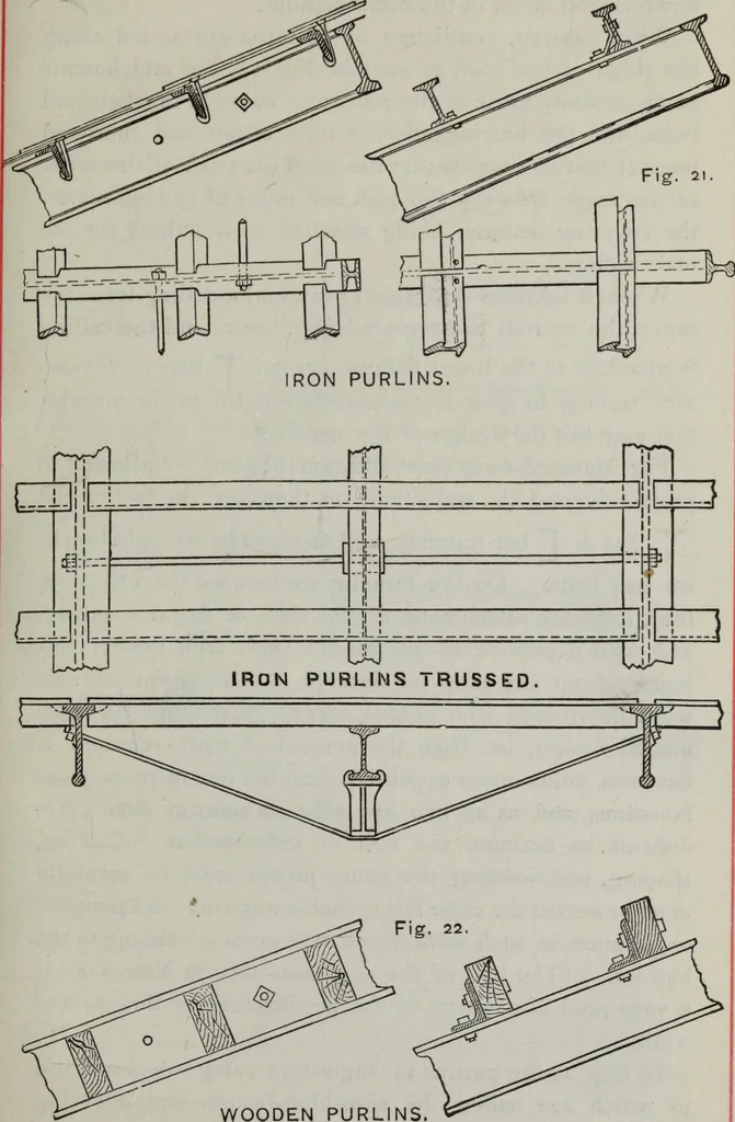 An illustration from Useful information for architects, engineers, and workers in wrought iron, 1886, leaf 110