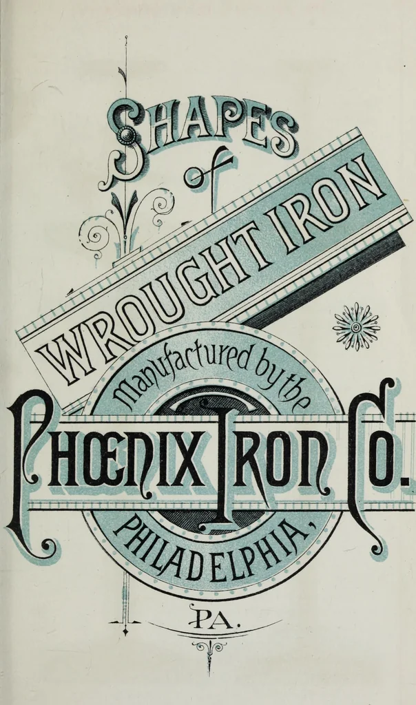 An illustration from Useful information for architects, engineers, and workers in wrought iron, 1886, leaf 16