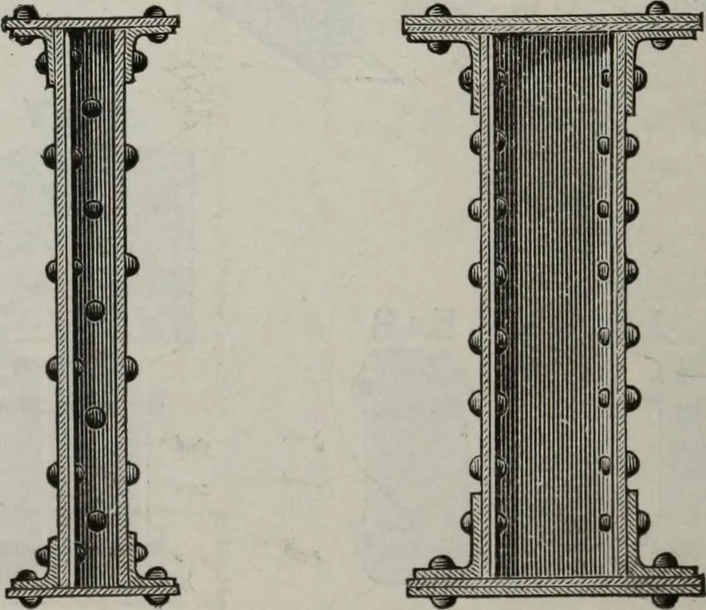 An illustration from Useful information for architects, engineers, and workers in wrought iron, 1886, leaf 91