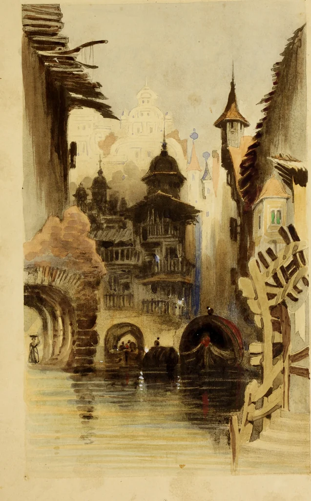 An illustration from The use of a box of colours, in a practical demonstration on composition, light and shade, and colour, 1842, leaf 132