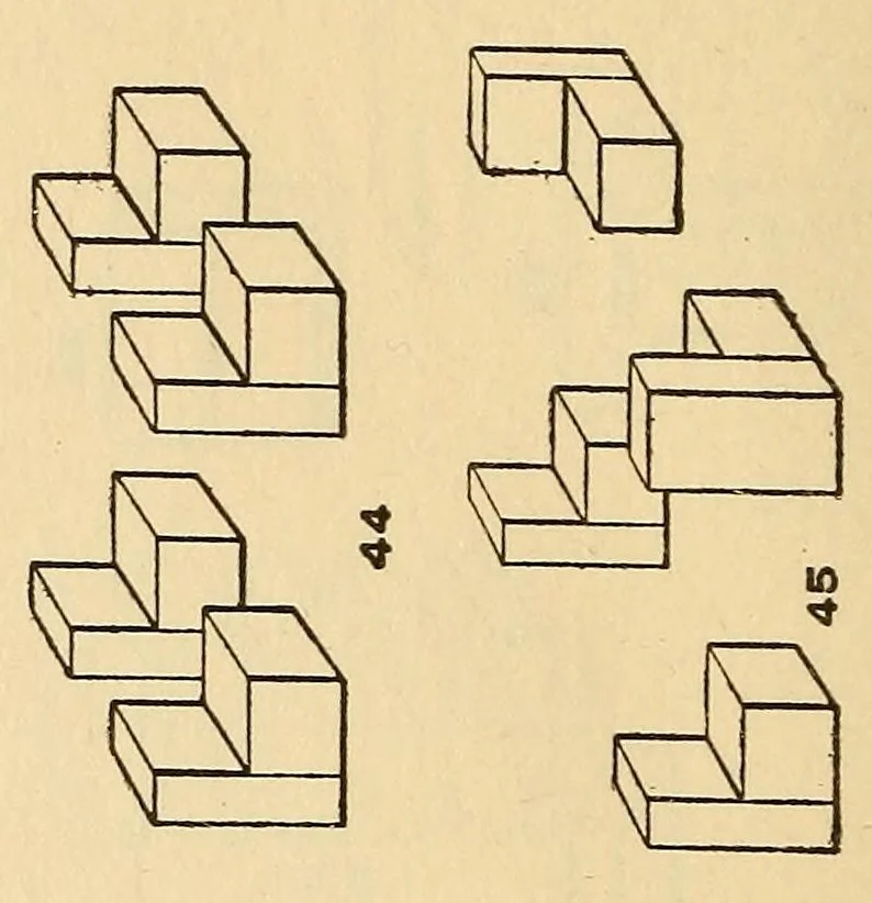 An illustration from The use of the kindergarten gifts, 1918, leaf 238