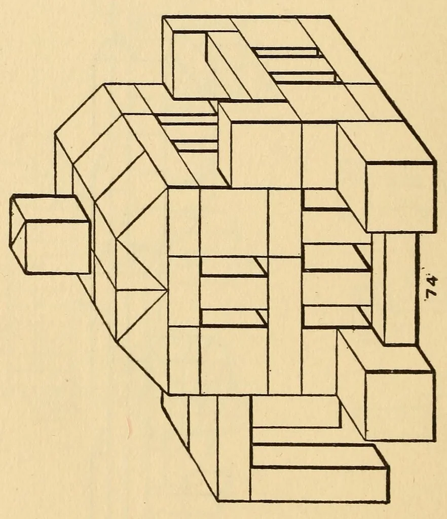 An illustration from The use of the kindergarten gifts, 1918, leaf 244