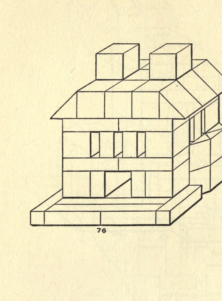 An illustration from The use of the kindergarten gifts, 1918, leaf 246