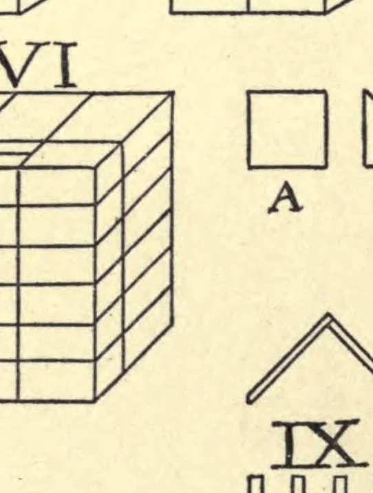An illustration from The use of the kindergarten gifts, 1918, leaf 8