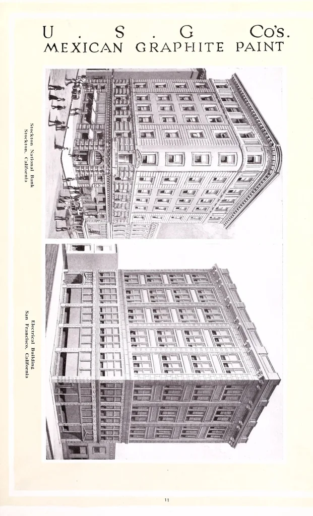 An illustration from U. S. G. Co's. Mexican graphite paint : its uses and users., 1914, leaf 15