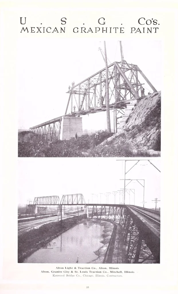 An illustration from U. S. G. Co's. Mexican graphite paint : its uses and users., 1914, leaf 39