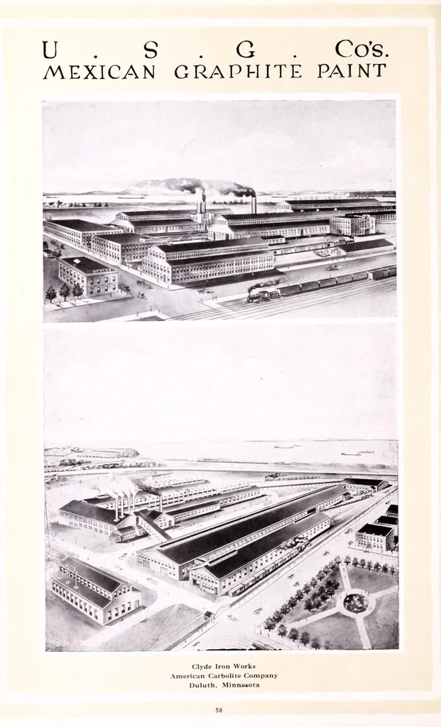 An illustration from U. S. G. Co's. Mexican graphite paint : its uses and users., 1914, leaf 62