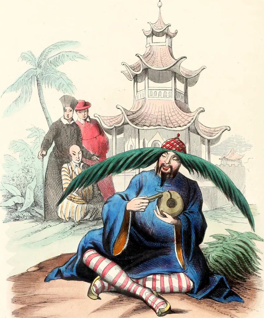 An illustration from Usi e costumi sociali, politici e religiosi di tutti i popoli del mondo : da documenti autentici e dai viaggi migliori e più recenti, 1844, leaf 197