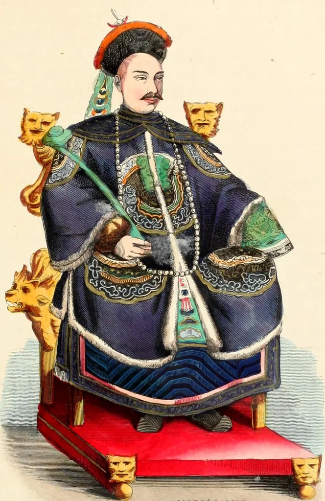 An illustration from Usi e costumi sociali, politici e religiosi di tutti i popoli del mondo : da documenti autentici e dai viaggi migliori e più recenti, 1844, leaf 200