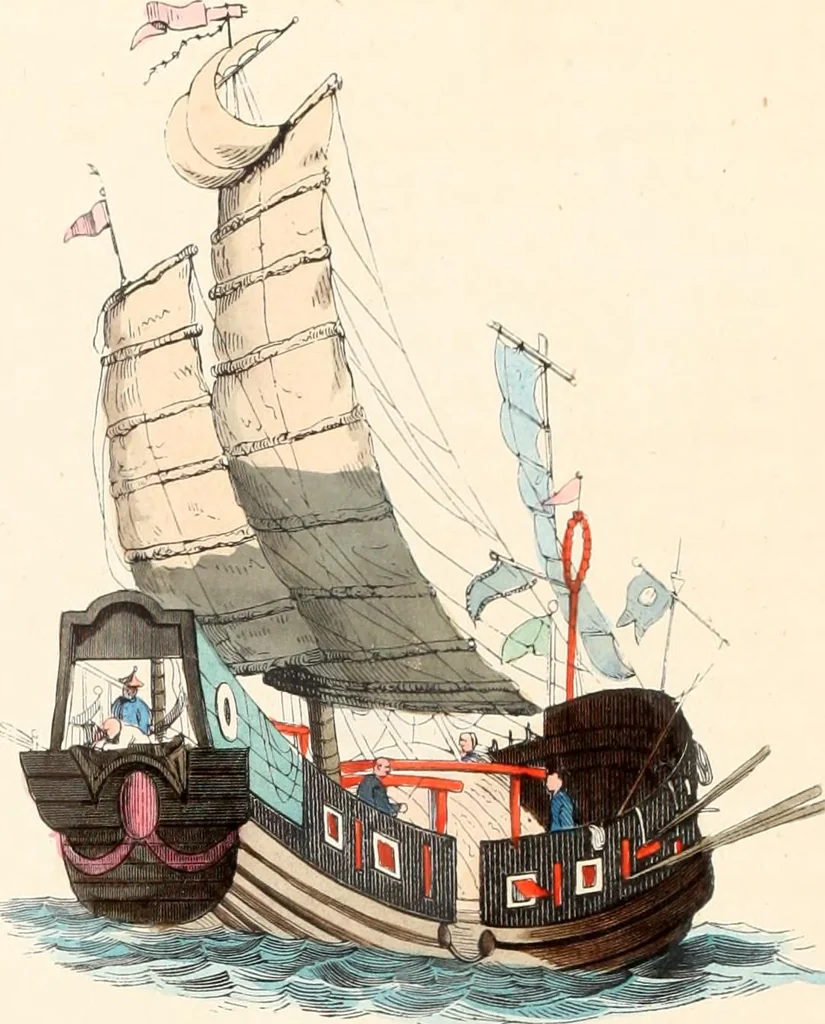 An illustration from Usi e costumi sociali, politici e religiosi di tutti i popoli del mondo : da documenti autentici e dai viaggi migliori e più recenti, 1844, leaf 213