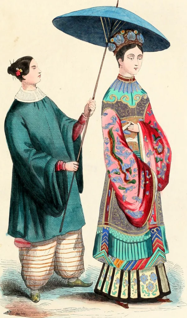 An illustration from Usi e costumi sociali, politici e religiosi di tutti i popoli del mondo : da documenti autentici e dai viaggi migliori e più recenti, 1844, leaf 220