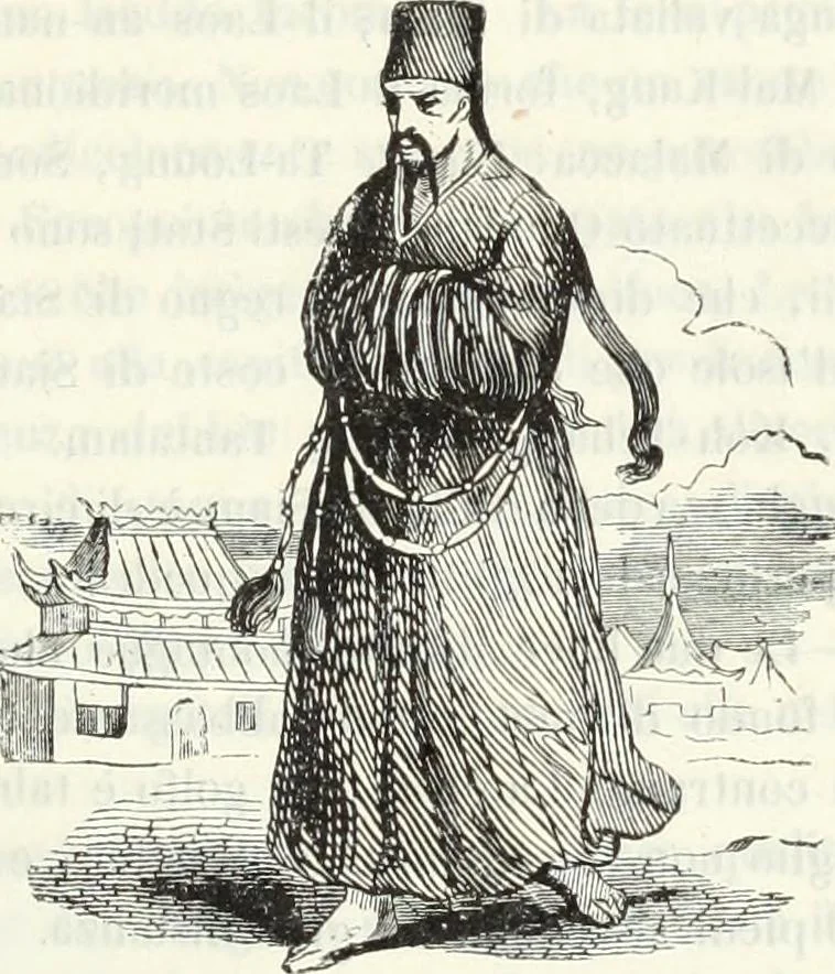 An illustration from Usi e costumi sociali, politici e religiosi di tutti i popoli del mondo : da documenti autentici e dai viaggi migliori e più recenti, 1844, leaf 316