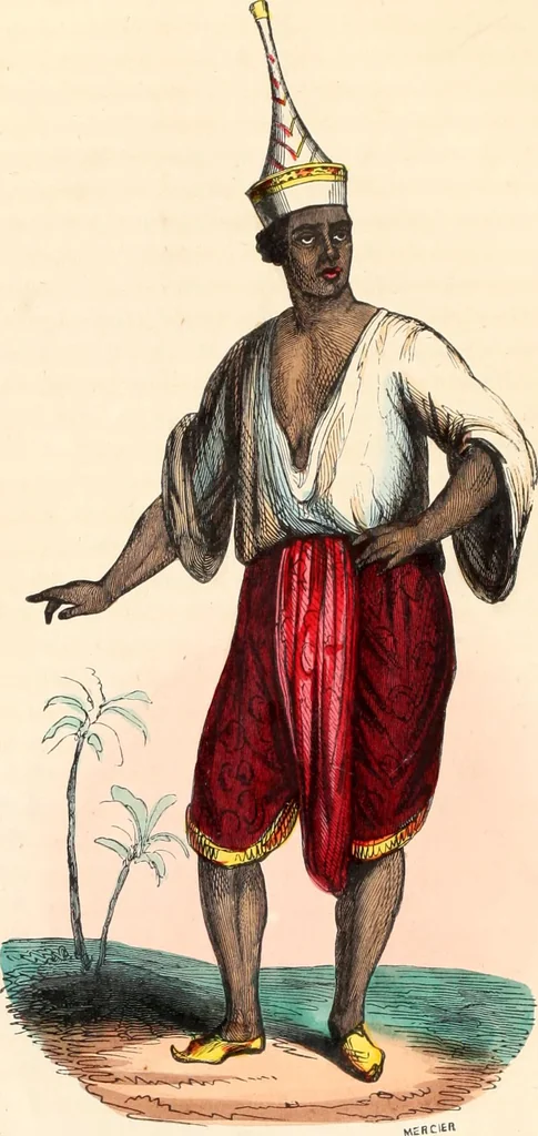 An illustration from Usi e costumi sociali, politici e religiosi di tutti i popoli del mondo : da documenti autentici e dai viaggi migliori e più recenti, 1844, leaf 331