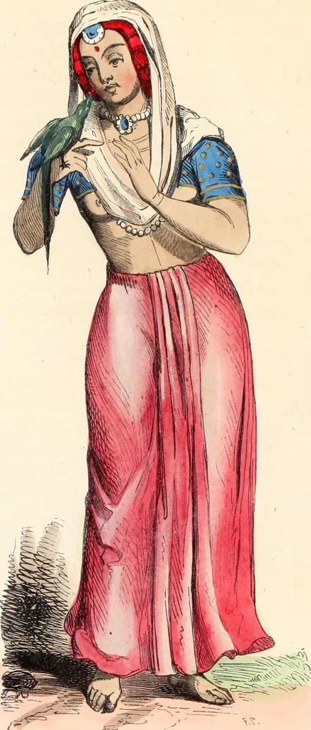 An illustration from Usi e costumi sociali, politici e religiosi di tutti i popoli del mondo : da documenti autentici e dai viaggi migliori e più recenti, 1844, leaf 435