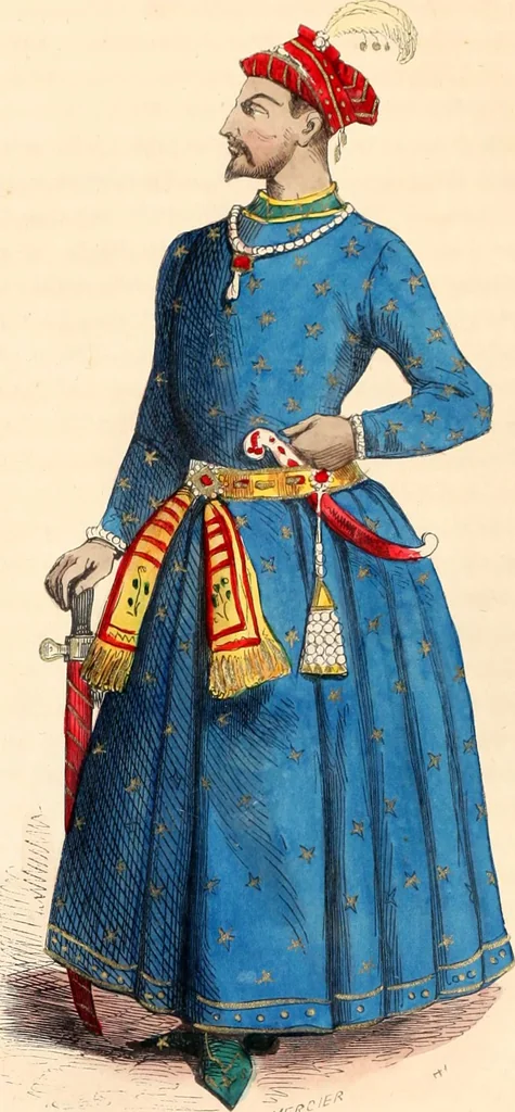 An illustration from Usi e costumi sociali, politici e religiosi di tutti i popoli del mondo : da documenti autentici e dai viaggi migliori e più recenti, 1844, leaf 493