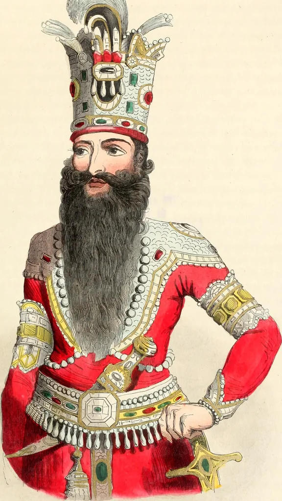 An illustration from Usi e costumi sociali, politici e religiosi di tutti i popoli del mondo : da documenti autentici e dai viaggi migliori e più recenti, 1844, leaf 556