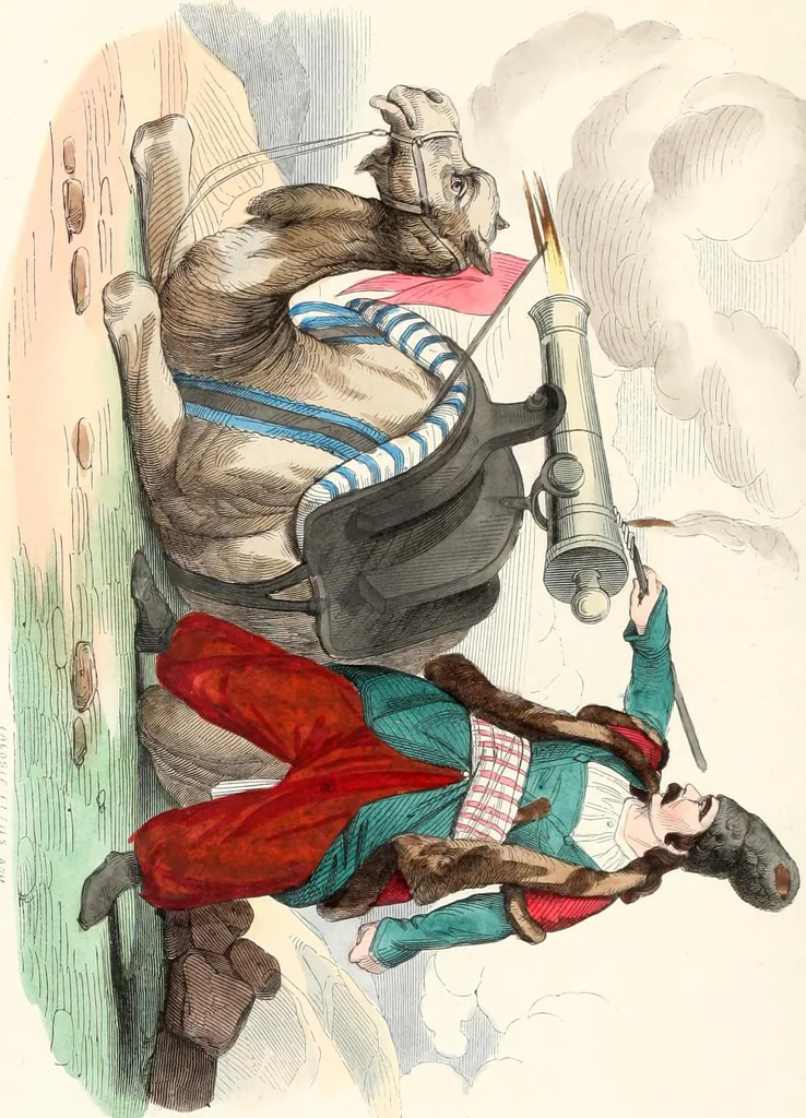 An illustration from Usi e costumi sociali, politici e religiosi di tutti i popoli del mondo : da documenti autentici e dai viaggi migliori e più recenti, 1844, leaf 569