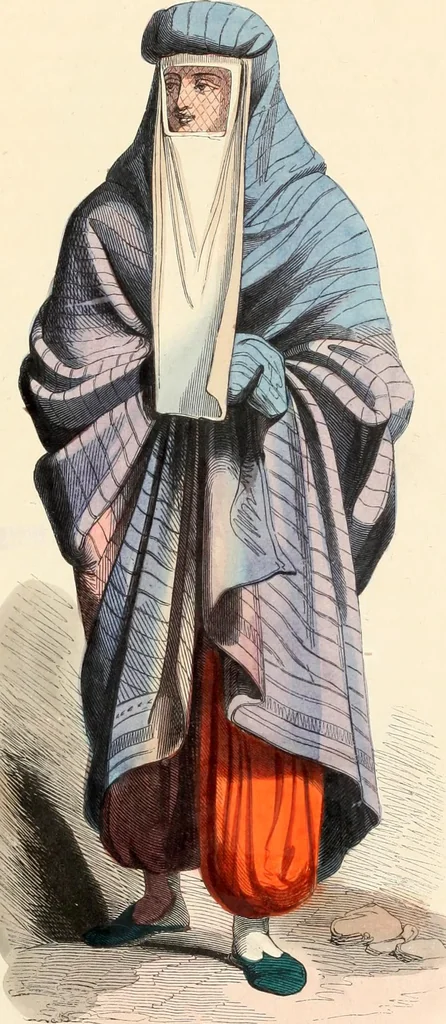 An illustration from Usi e costumi sociali, politici e religiosi di tutti i popoli del mondo : da documenti autentici e dai viaggi migliori e più recenti, 1844, leaf 580