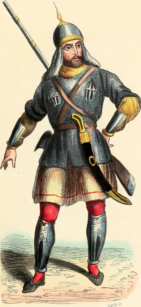 An illustration from Usi e costumi sociali, politici e religiosi di tutti i popoli del mondo : da documenti autentici e dai viaggi migliori e più recenti, 1844, leaf 604