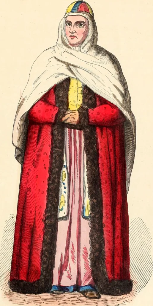 An illustration from Usi e costumi sociali, politici e religiosi di tutti i popoli del mondo : da documenti autentici e dai viaggi migliori e più recenti, 1844, leaf 628