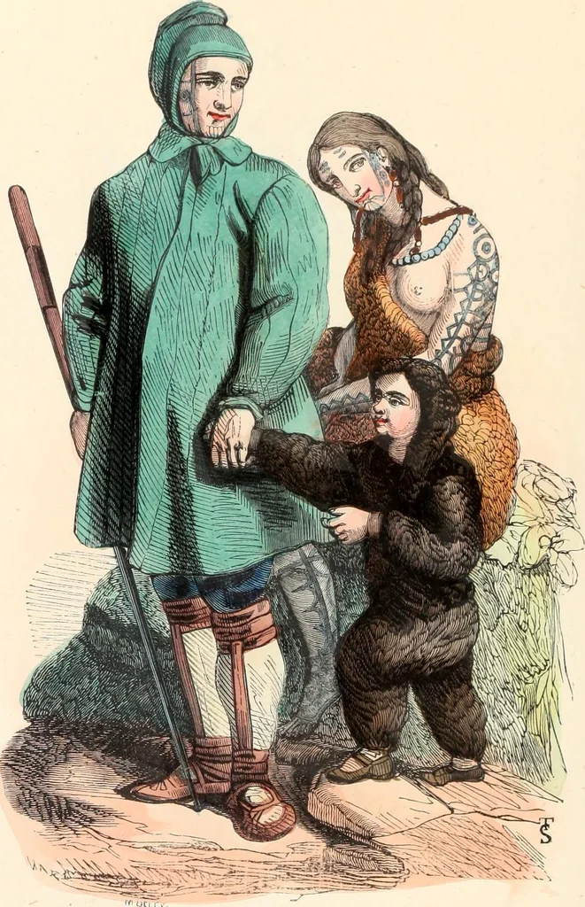 An illustration from Usi e costumi sociali, politici e religiosi di tutti i popoli del mondo : da documenti autentici e dai viaggi migliori e più recenti, 1844, leaf 650