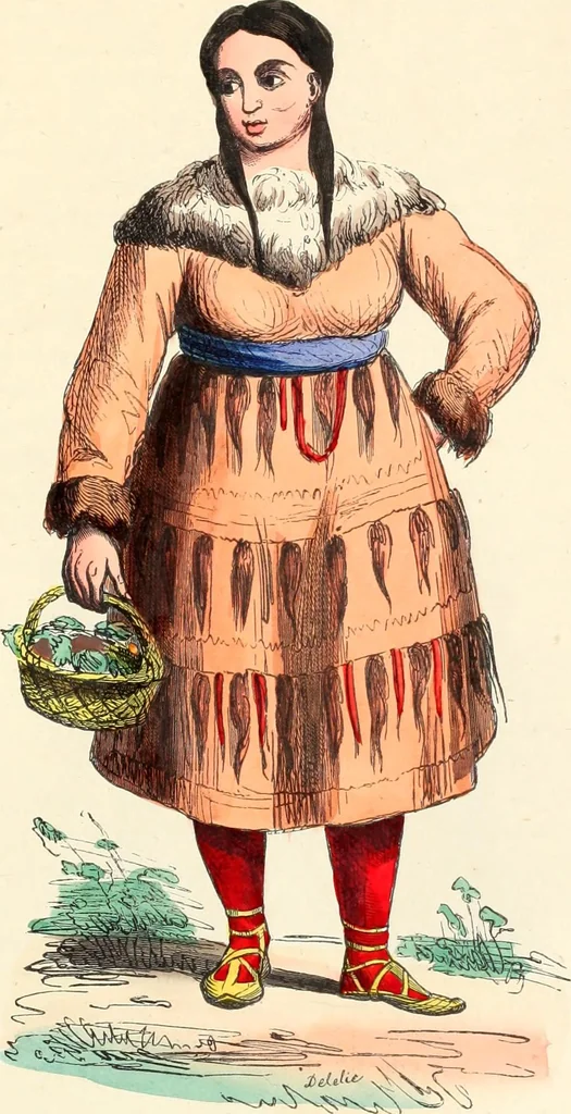 An illustration from Usi e costumi sociali, politici e religiosi di tutti i popoli del mondo : da documenti autentici e dai viaggi migliori e più recenti, 1844, leaf 659