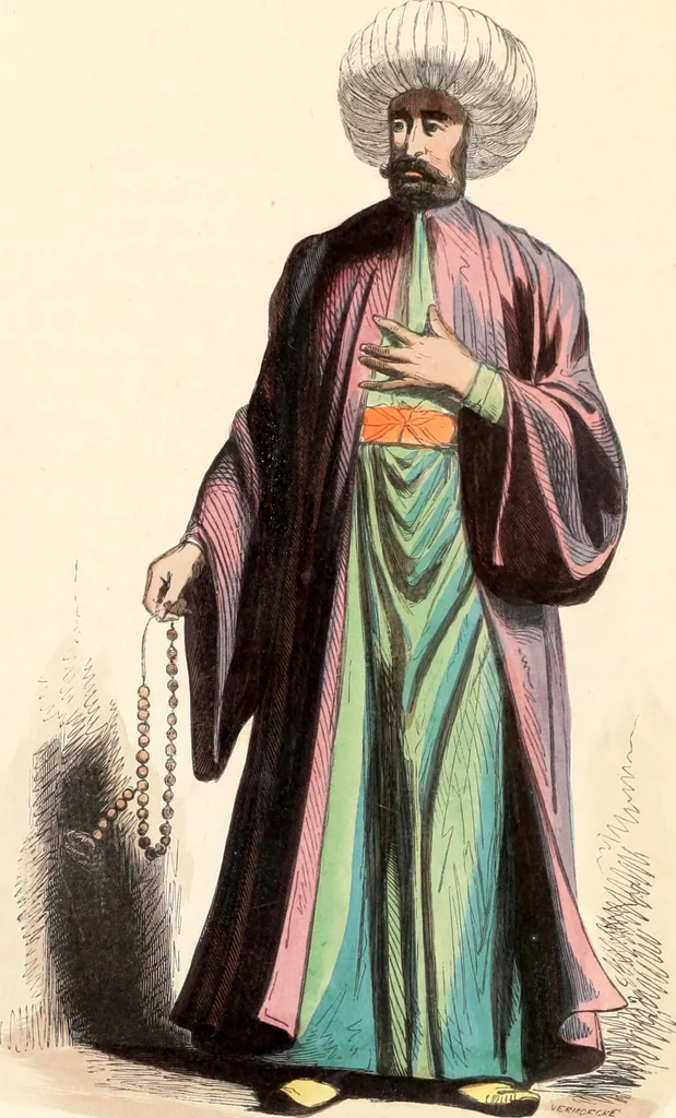An illustration from Usi e costumi sociali, politici e religiosi di tutti i popoli del mondo : da documenti autentici e dai viaggi migliori e più recenti, 1844, leaf 674