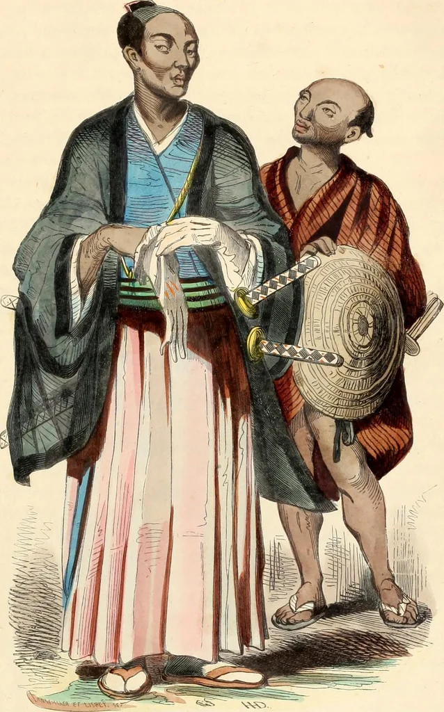 An illustration from Usi e costumi sociali, politici e religiosi di tutti i popoli del mondo : da documenti autentici e dai viaggi migliori e più recenti, 1844, leaf 771