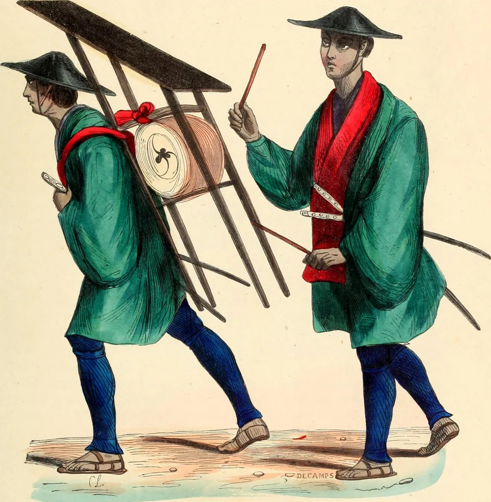 An illustration from Usi e costumi sociali, politici e religiosi di tutti i popoli del mondo : da documenti autentici e dai viaggi migliori e più recenti, 1844, leaf 795
