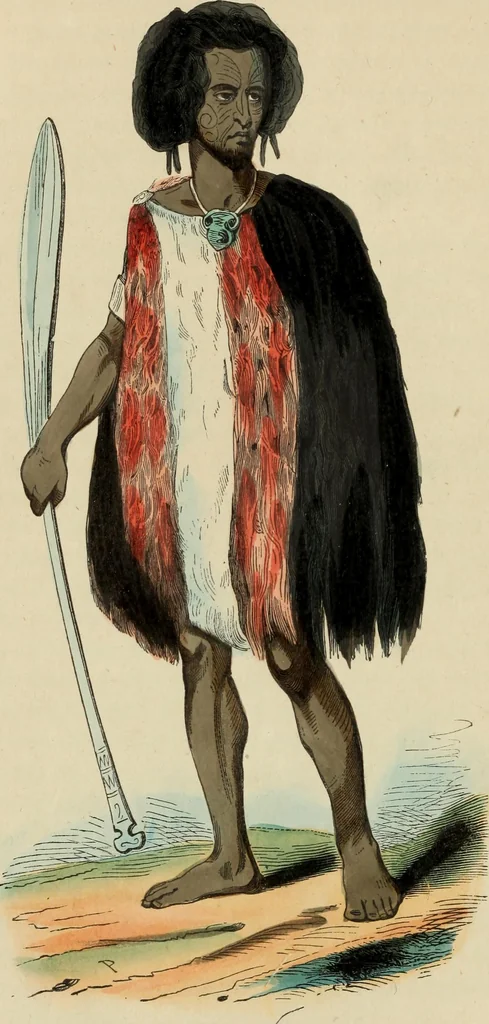 An illustration from Usi e costumi sociali, politici e religiosi di tutti i popoli del mondo : da documenti autentici e dai viaggi migliori e più recenti, 1844, leaf 353