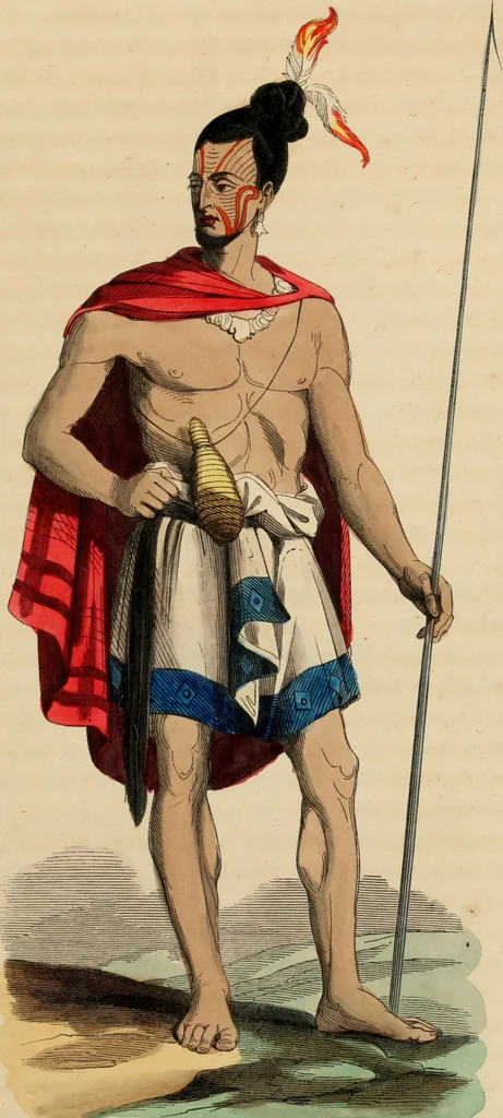 An illustration from Usi e costumi sociali, politici e religiosi di tutti i popoli del mondo : da documenti autentici e dai viaggi migliori e più recenti, 1844, leaf 406