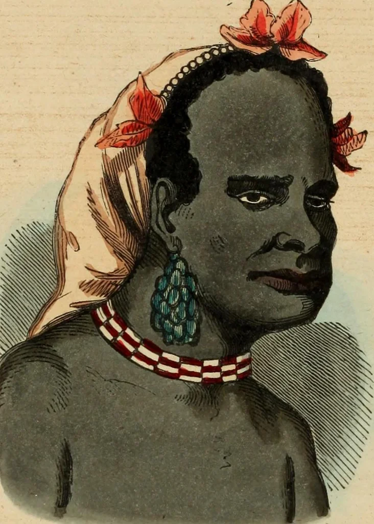 An illustration from Usi e costumi sociali, politici e religiosi di tutti i popoli del mondo : da documenti autentici e dai viaggi migliori e più recenti, 1844, leaf 465
